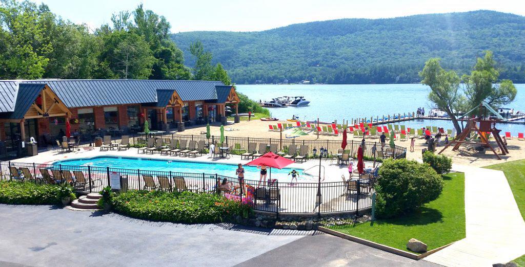 Scotty'S Lakeside Resort Lake George Exteriör bild